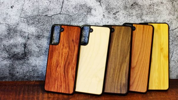 Nachhaltige Handyhülle Samsung Galaxy S21, Handyhüllen aus Holz, Bambus