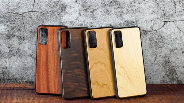 Nachhaltige Handyhülle Samsung Galaxy S 20, Handyhüllen aus Holz