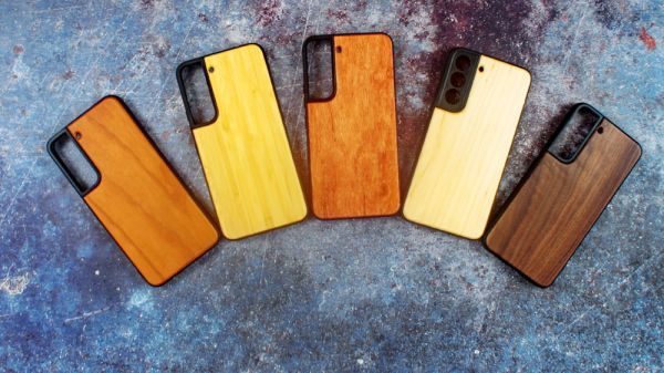 Samsung S 22 Smartphone-Schutzhüllen Edelholz und Bambus