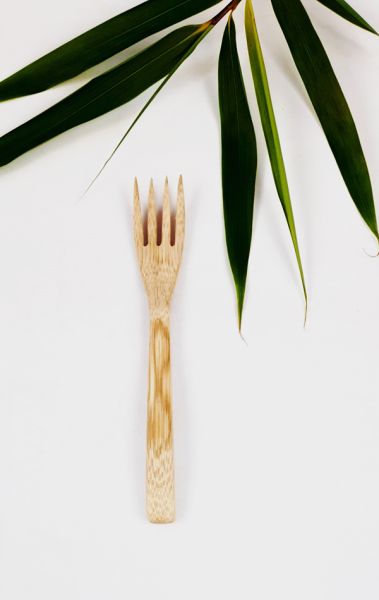 Bambus Dessertgabel, 16 cm