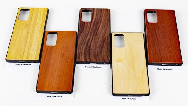 Samsung Note 20 Smartphone Schutzhülle mit Echtholz