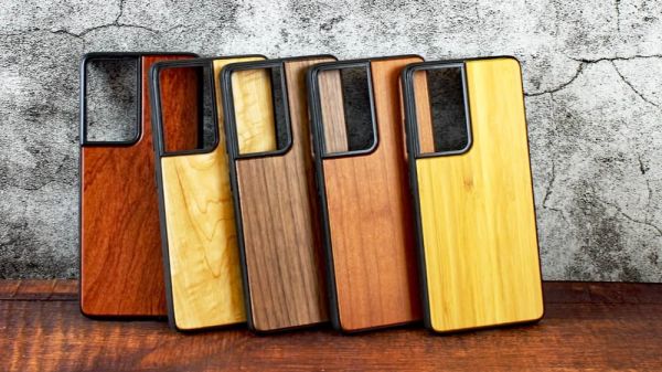 Nachhaltige Handyhülle aus Holz für Samsung Galaxy S 21 Ultra